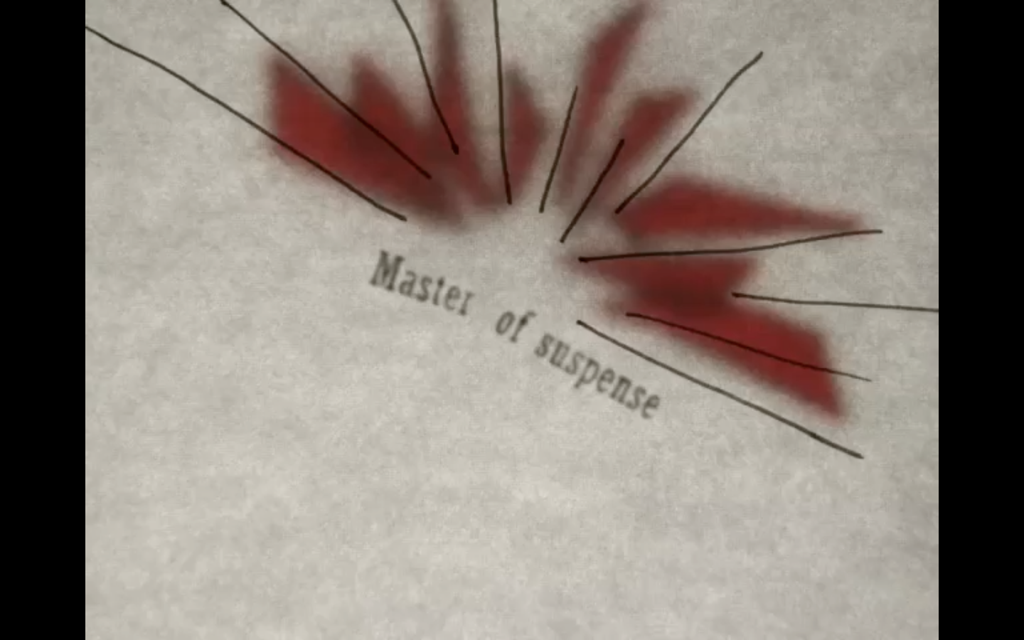 Hitchcock film festival storyboard seventh frame