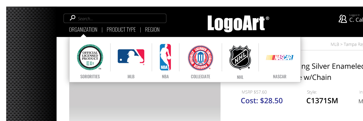 LogoArt navigation