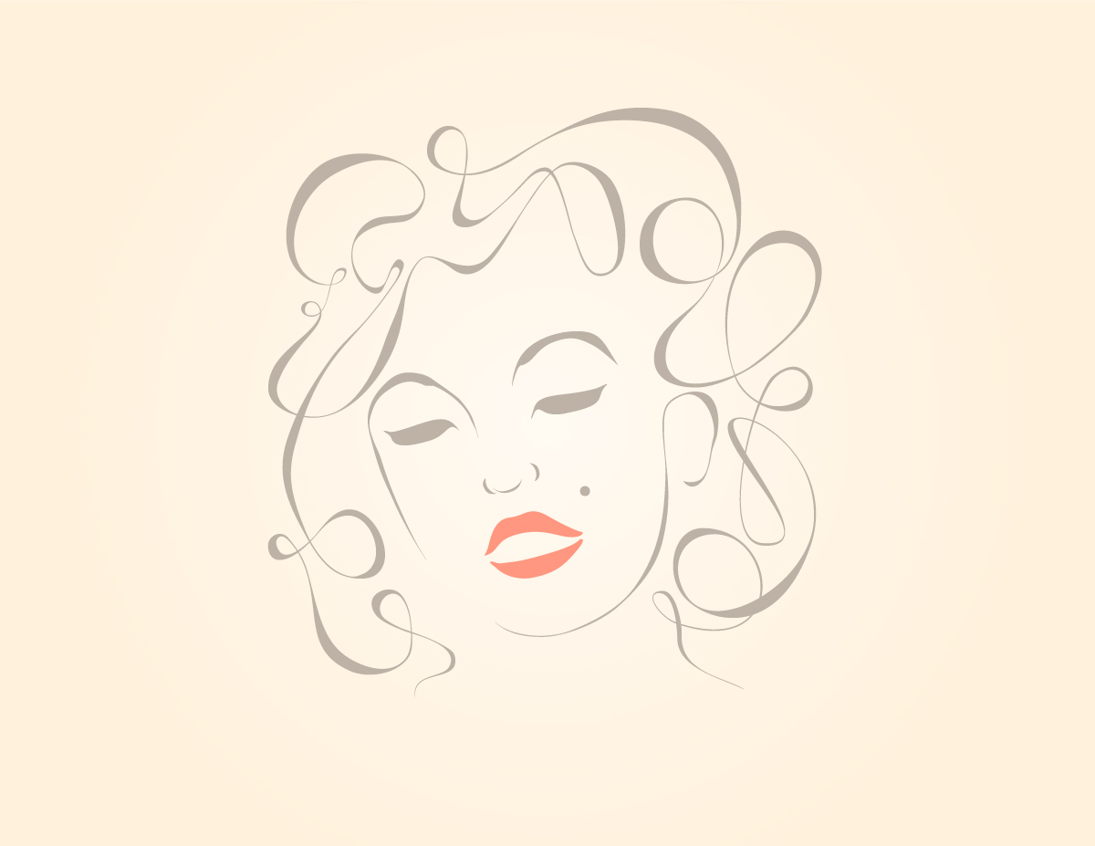 Marilyn Monroe illustration